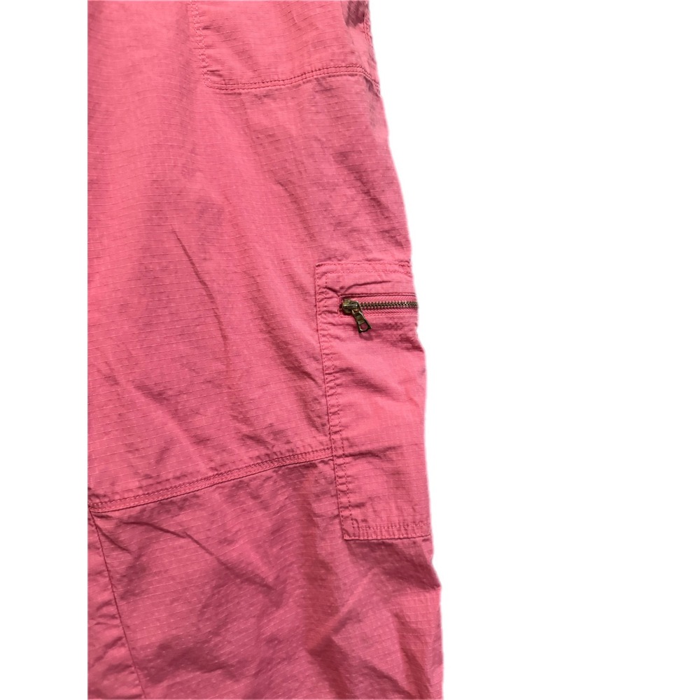 Rafaella Cargo Pants Womens 10 Pink Excellent Ripstop Bungee Hem Straight Leg - Picture 3 of 8